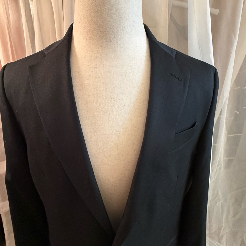 NWT Stafford Elegant Black Wool-Blend Men's Suit